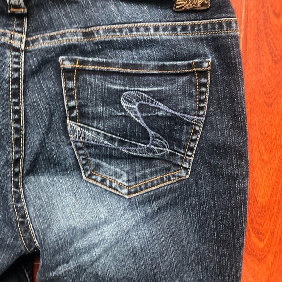 Silver Jeans Suki Cropped Jeans 28/24 - Picture 4 of 14